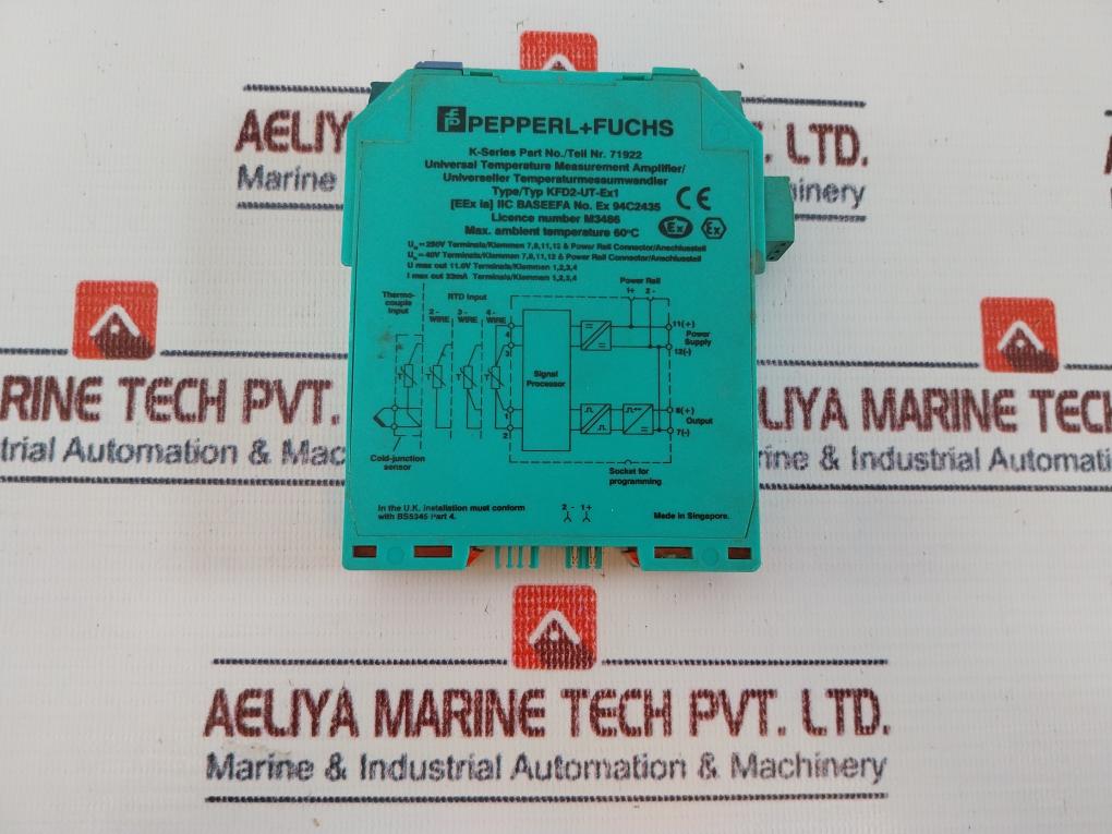 Pepperl+Fuchs Kfd2-ut-ex1 Universal Temperature Measurement Amplifier 71922