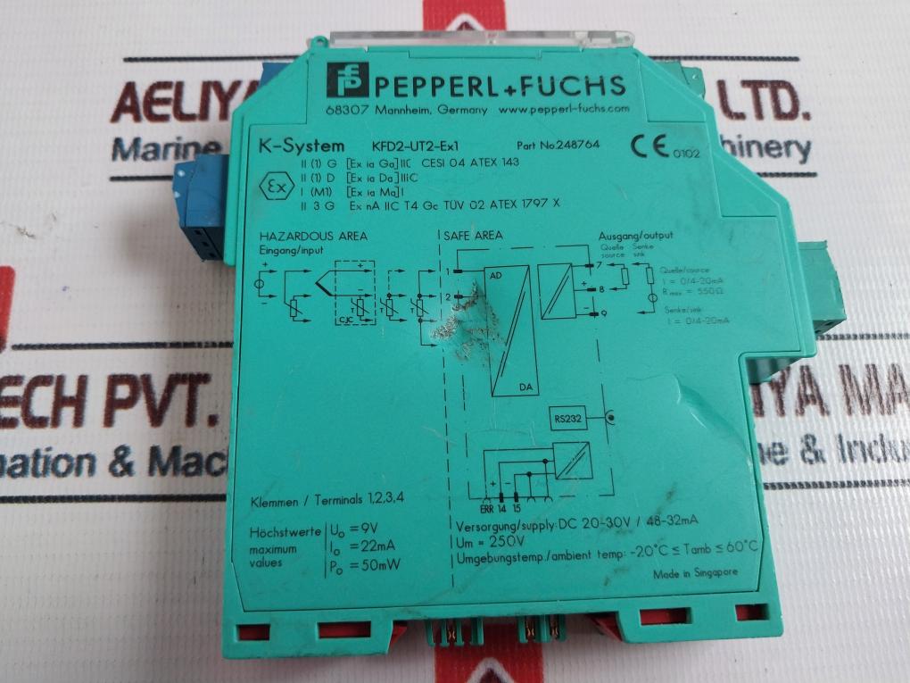 Pepperl+Fuchs Kfd2-ut2-ex1 Temperature Converter 250V