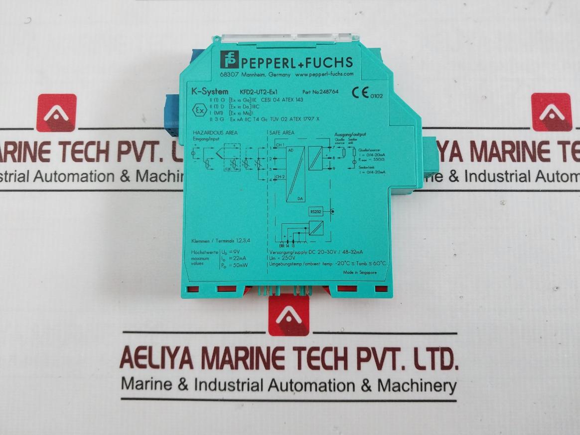 Pepperl+Fuchs Kfd2-ut2-ex1 Universal Temperature Converter Dc 20-30V 48-32Ma