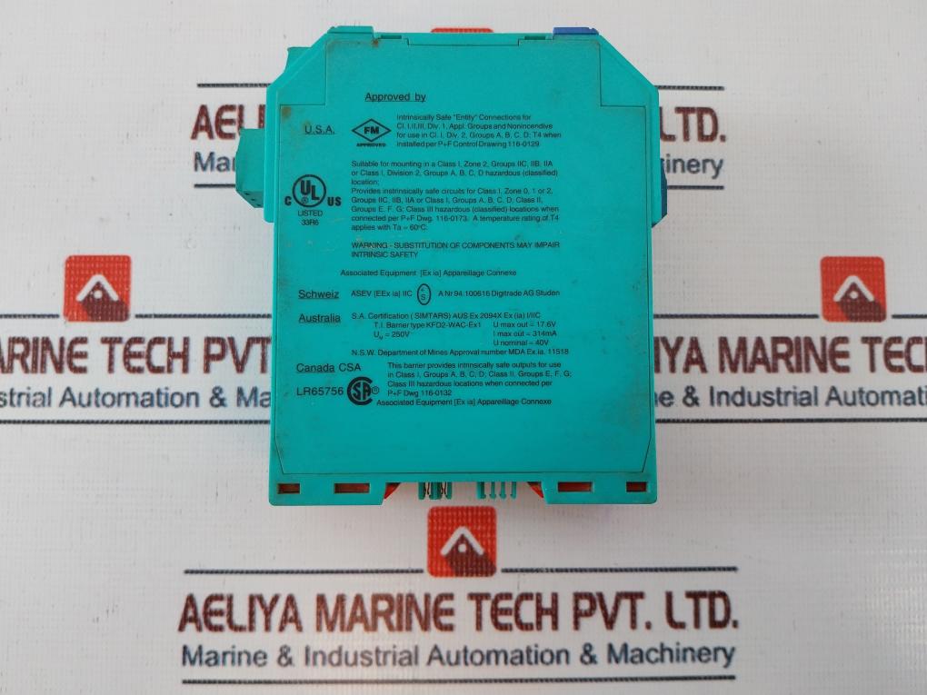 Pepperl+Fuchs Kfd2-wac-ex1 Signal Converter 71894 Dc20-35V