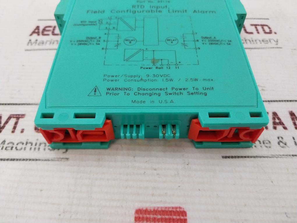 Pepperl+Fuchs Kfda-rtd Input, Field Configurable Limit Alarm Module 93 ...
