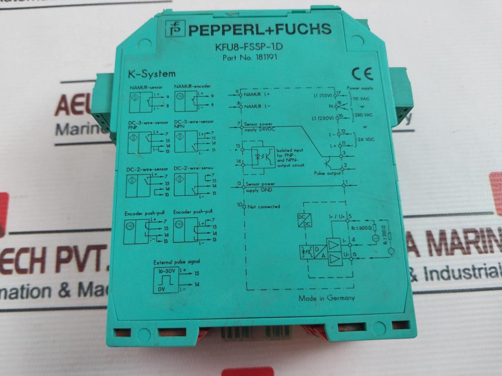 Pepperl+Fuchs Kfu8-fssp-1.D Current Converter 181191