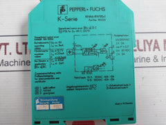 Pepperl+Fuchs Kha6-rw1/Ex1 Switch Amplifier 20Ma 250Vac 65°C 415Nf