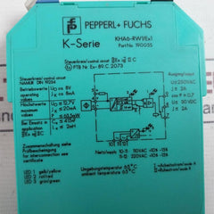 Pepperl+Fuchs Kha6-rw1/Ex1 Switch Amplifier 65°C