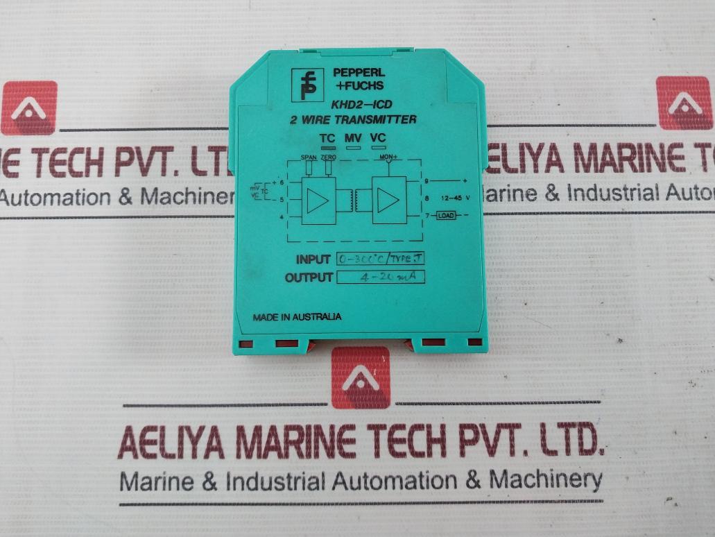 Pepperl+Fuchs Khd2-icd 2 Wire Transmitter And Safety Barrier 4-20Ma 12-45 V
