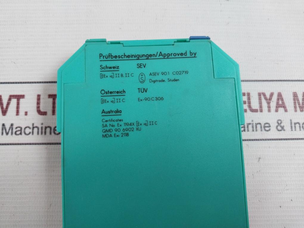 Pepperl+Fuchs Khd2-rs1/Ex2 Switch Amplifier 20Ma 415Nf 250Vac 65°C