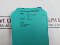 Pepperl+Fuchs Khd2-rs1/Ex2 Switch Amplifier 20Ma 415Nf 250Vac 65°C