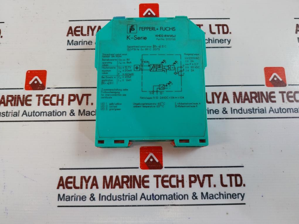 Pepperl+Fuchs Khd2-rw1/Ex1 Transformer Isolated Barrier 20276S