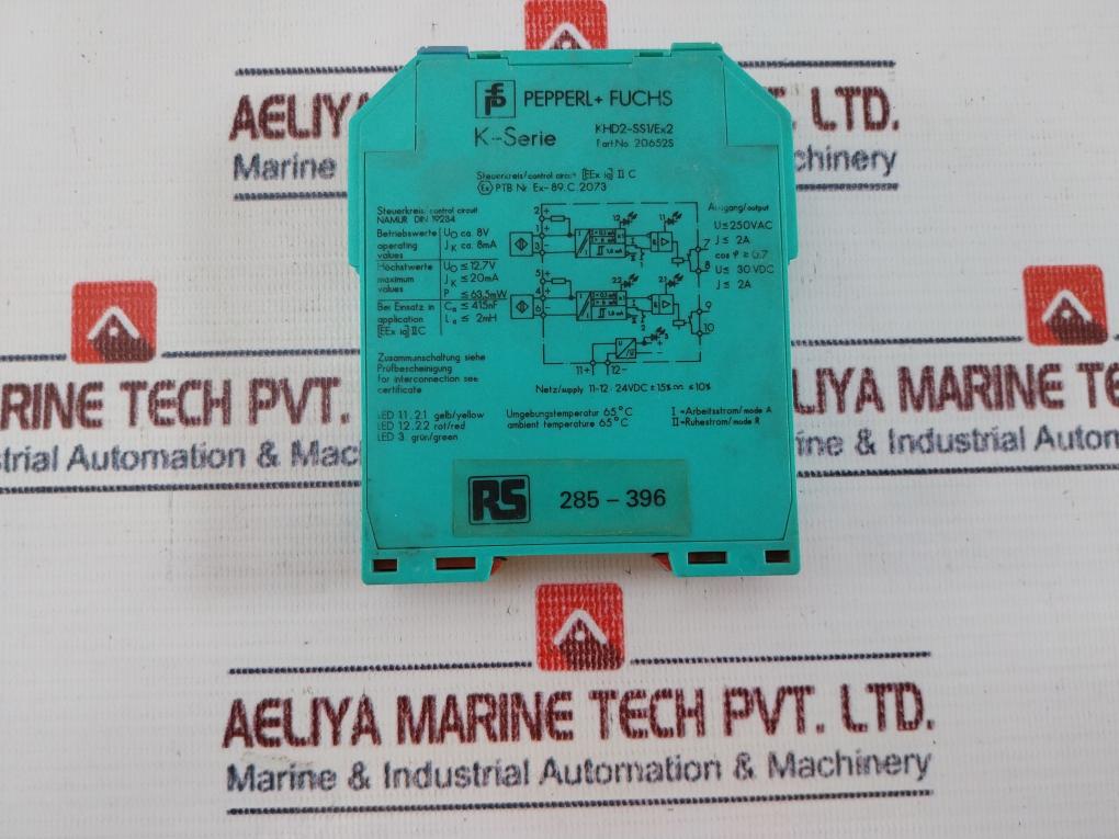 Pepperl+Fuchs Khd2-ss1/Ex2 Isolated Switch Amplifier 20652S