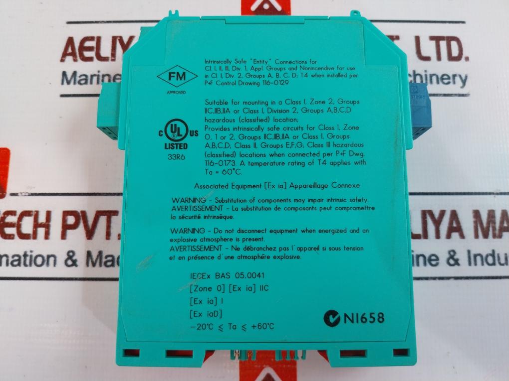Pepperl+Fuchs Solated Switch Amplifier Module Khd2-ss1/Ex2