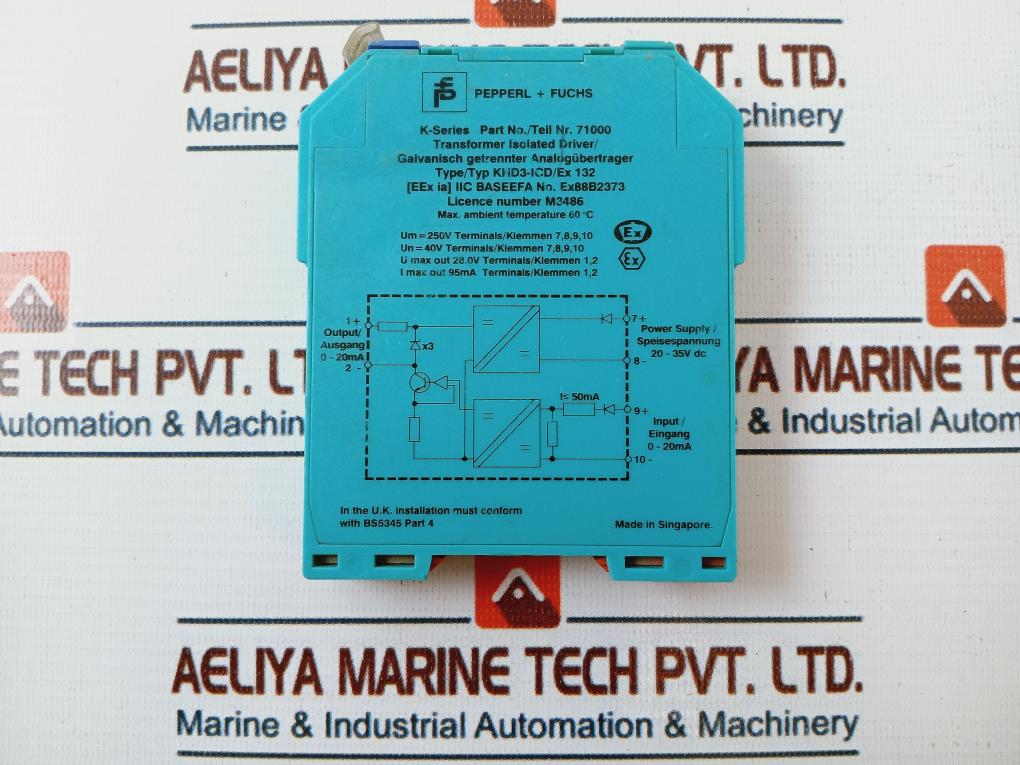 Pepperl+Fuchs KHD3-ICD/EX 132 Transformer Isolated Driver 71000