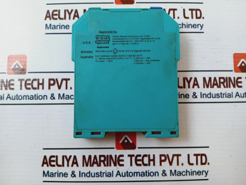 Pepperl+Fuchs Khd3-icr/Ex 130 200 Transformer Isolated Repeater 71035