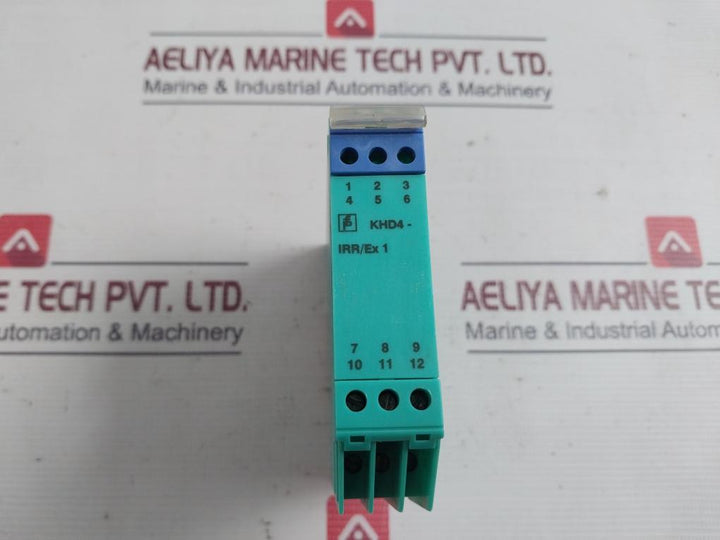 Pepperl+Fuchs Khd4-irr/Ex 1 Transformer Isolated Resistance Repeater 15-35V Dc