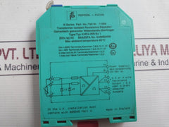 Pepperl+Fuchs Khd4-irr/Ex 1 Transformer Isolated Resistance Repeater 15-35V Dc
