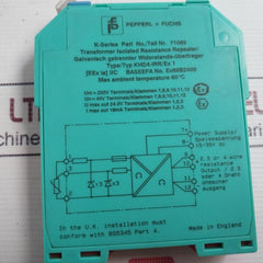 Pepperl+Fuchs Khd4-irr/Ex 1 Transformer Isolated Resistance Repeater 71089 250V
