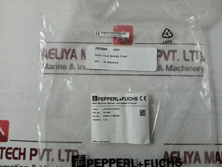 Pepperl+Fuchs Lfl2-ck-u-pvc3 Float Switch 3 Meter 94-12Mx-241