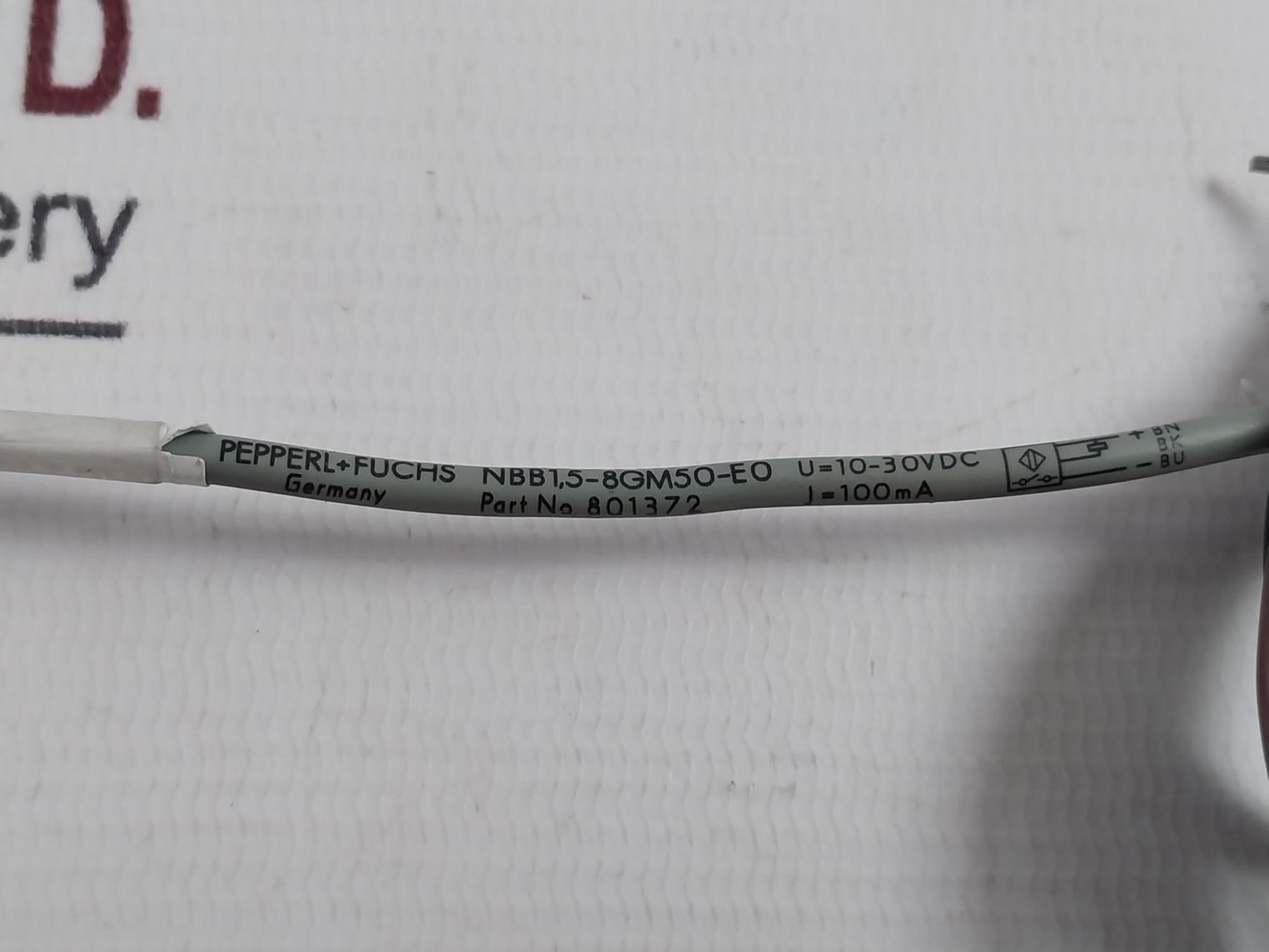 Pepperl+Fuchs Nbb1,5-8Gm50-e0 Inductive Sensor 2-mt