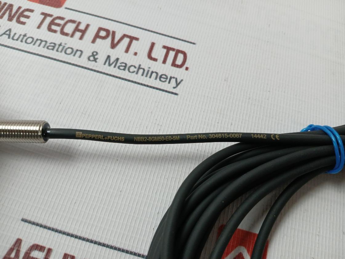 Pepperl+Fuchs Nbb2-8Gm50-e0-5M Inductive Proximity Sensor 304615-0067, 5 Meter