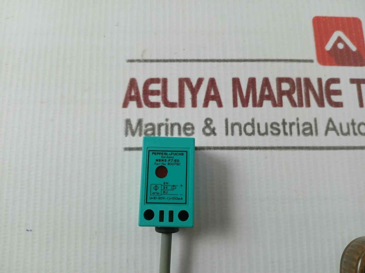 Pepperl+Fuchs Nbn5-f7-e0 Inductive Sensor 2 Meter 800730 10-30V 100Ma