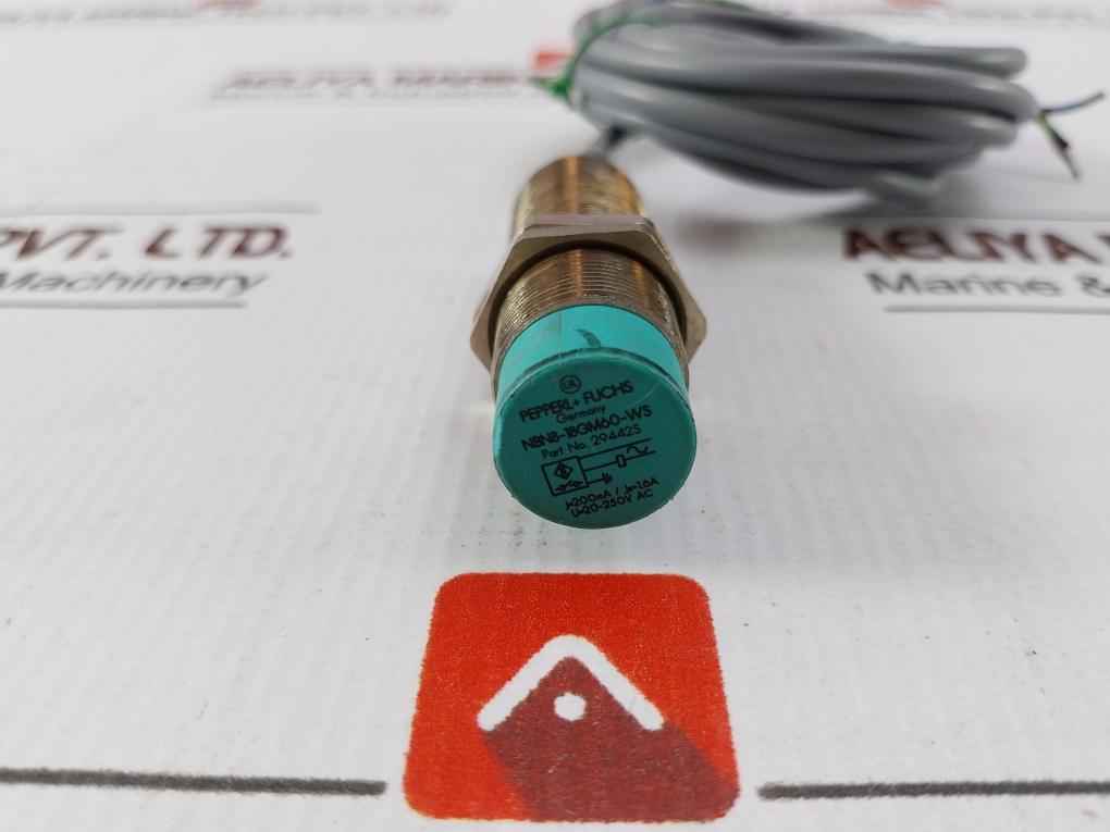 Pepperl+Fuchs Nbn8-18Gm60-ws Inductive Proximity Sensor 2 Meter 20-250V Ac 29442