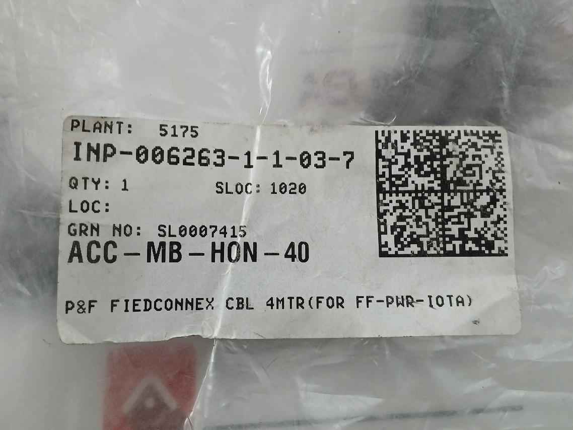 Pepperl+Fuchs New System Cable Part No: Acc-mb-hon-40