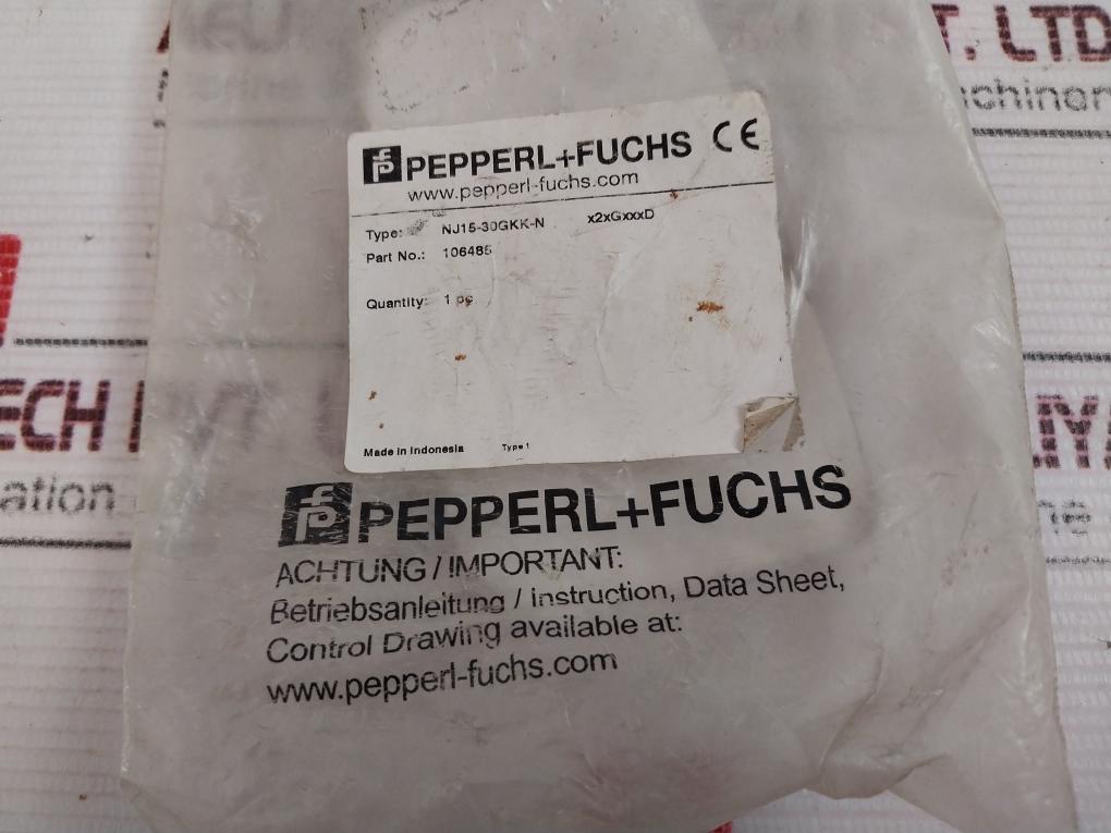 Pepperl+Fuchs Nj15-30Gkk-n Inductive Sensor 083496