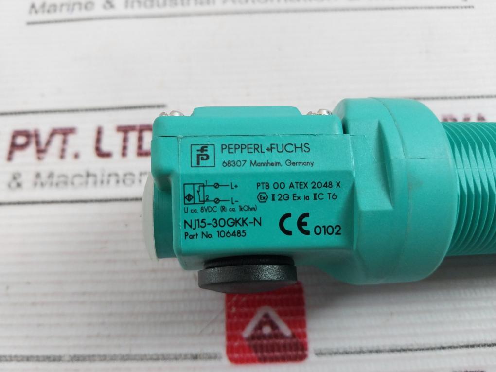 Pepperl+Fuchs Nj15-30Gkk-n Inductive Sensor 083496