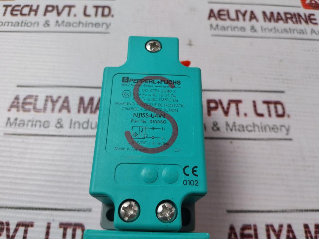 Pepperl+Fuchs Nj15S+U4+N Proximity Switch Sensor 106680 10120Psis24
