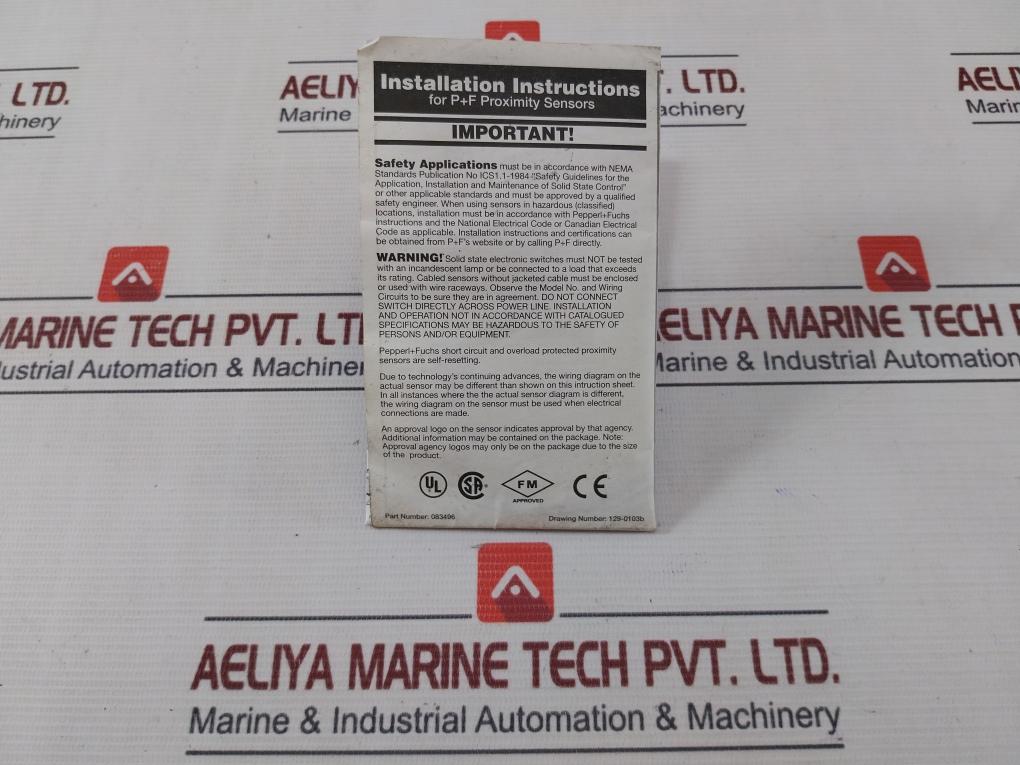 Pepperl+Fuchs Nj2-12Gm40-e2 Proximity Sensor With Cable