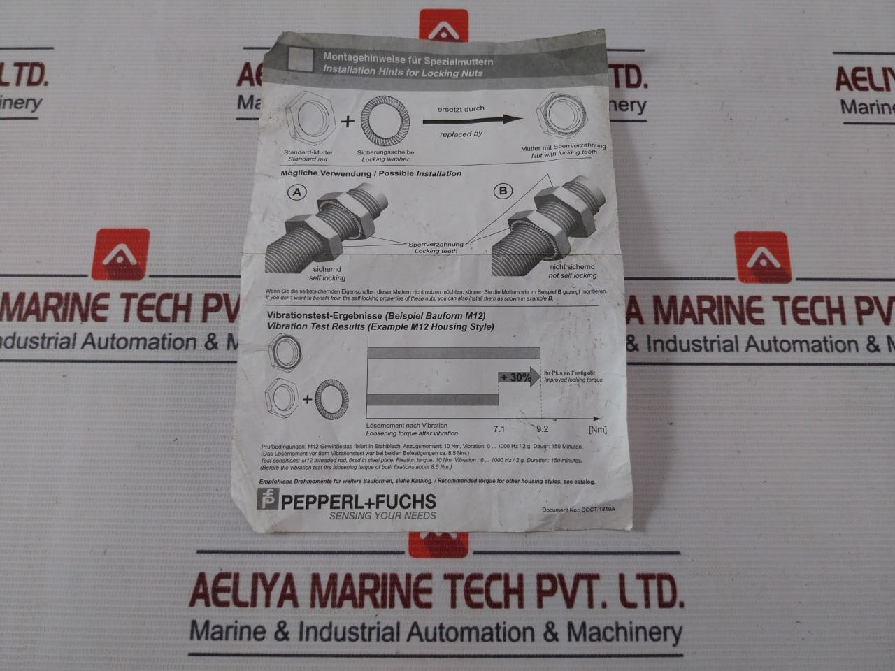 Pepperl+Fuchs Nj2-12Gm40-e2 Proximity Sensor With Cable