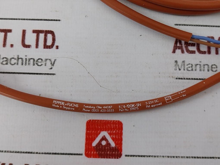 Pepperl+Fuchs Nj4-12Gk-sn Proximity Sensor 5-25V Dc Atex Class I, II