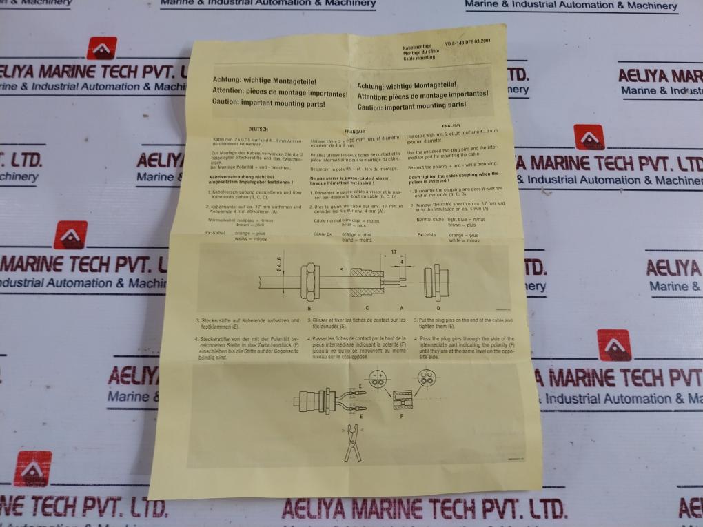 Pepperl+Fuchs Sj3,5-n Inductive Slot Sensor 105910S 8Vdc