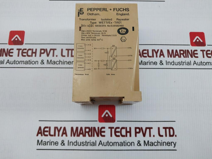 Pepperl+Fuchs Transformer Isolated Repeater We77/Ex-tr01