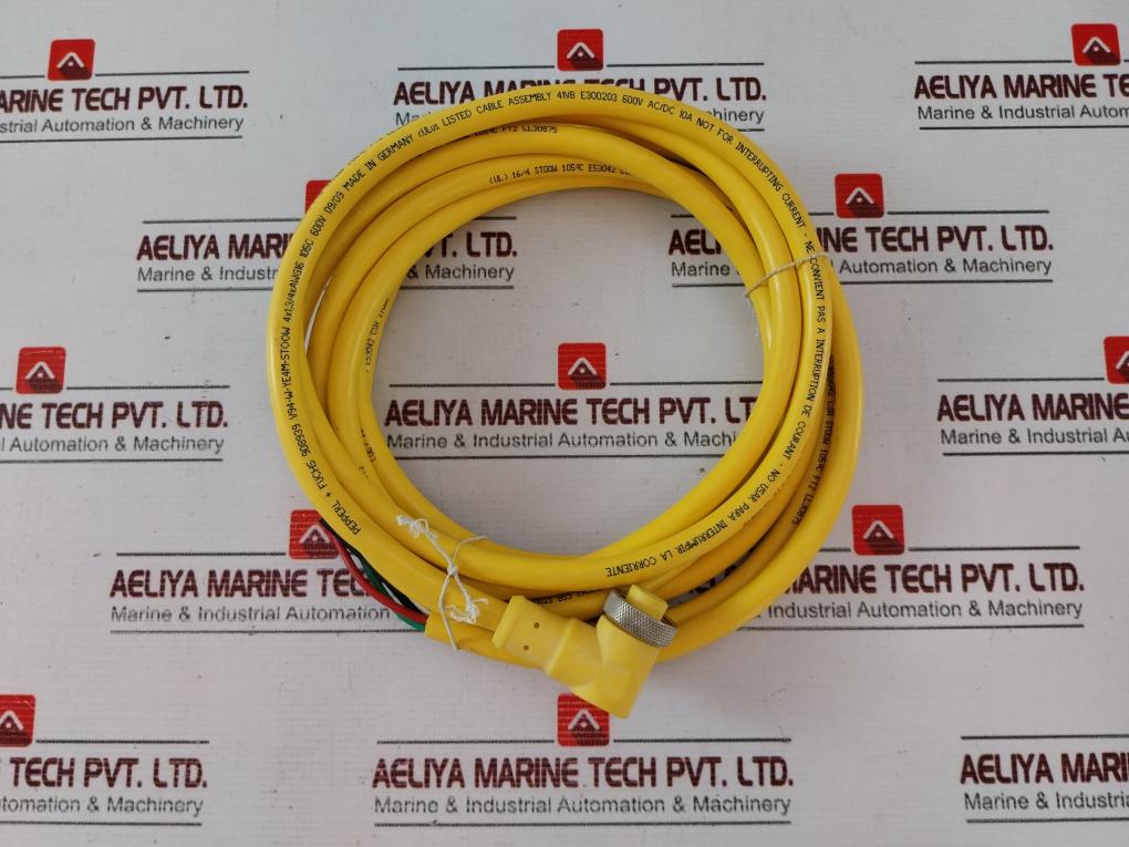 Pepperl+Fuchs V94-w-ye4M-stoow Cable Cordset 4 Meter