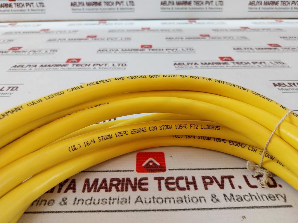 Pepperl+Fuchs V94-w-ye4M-stoow Cable Cordset 4 Meter