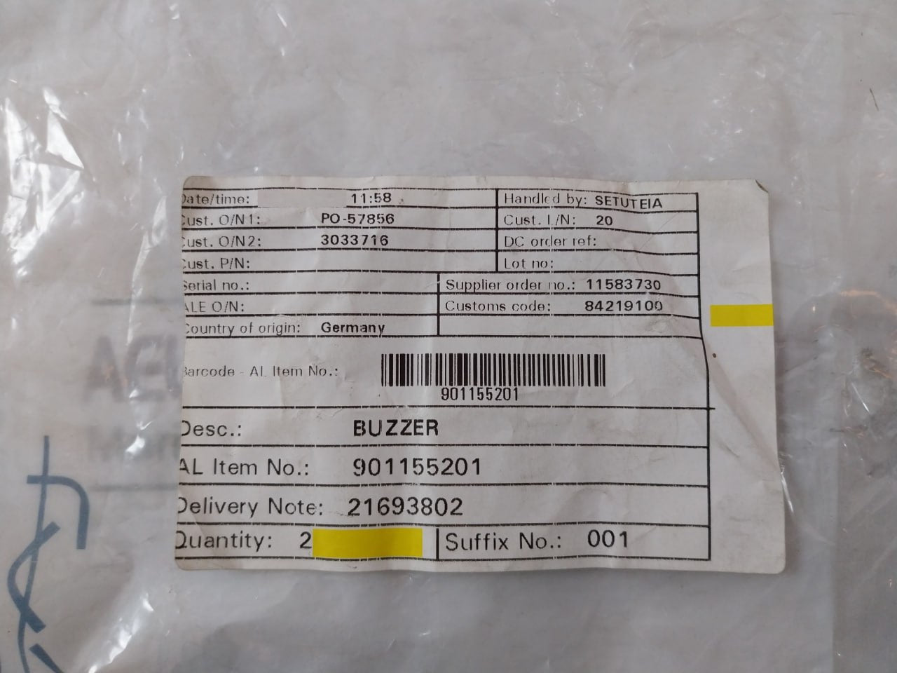 Pepperl+Fuchs Vaz-buzzer/Lt-rd Buzzer Indicator 24V Dc Ip65 50C 01155201