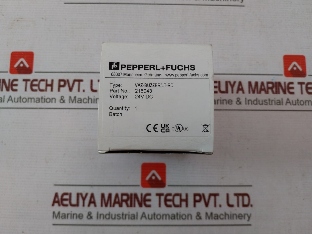 Pepperl+Fuchs Vaz-buzzer/Lt-rd Buzzer Indicator 24V Dc Ip65 50C 01155201