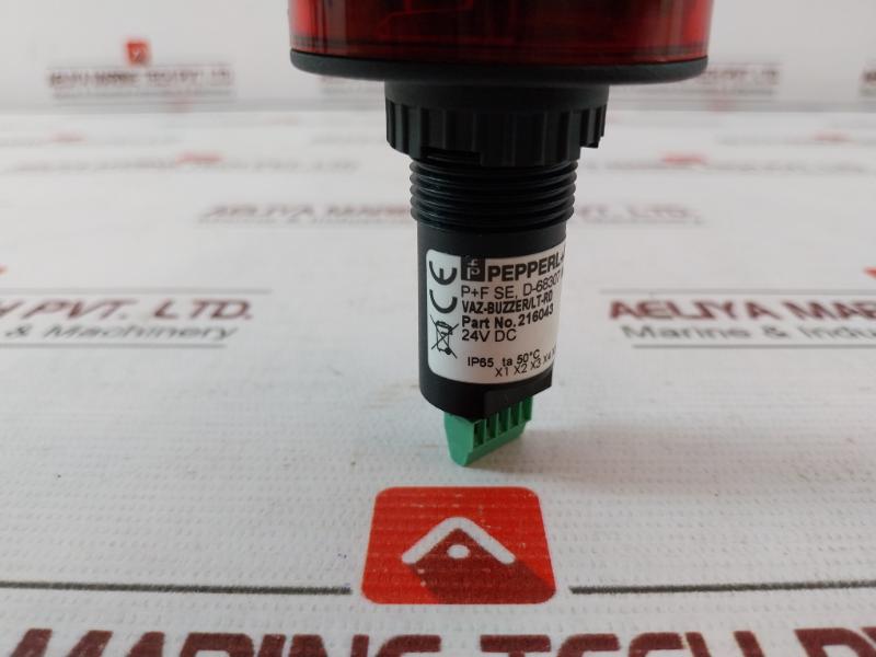 Pepperl+Fuchs Vaz-buzzer/Lt-rd Buzzer Indicator 24V Dc Ip65 50C 01155201
