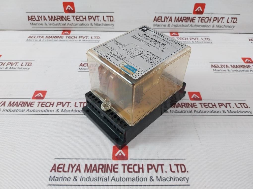 Pepperl+Fuchs We70/Ex1/A Intrinsically Safe Control Unit 220V 4A 500W