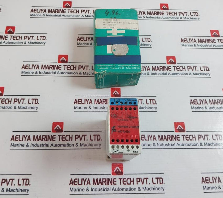 Pepperl+Fuchs We 74/Ex1 Isolation Amplifier Switch Relay 220V/50Hz