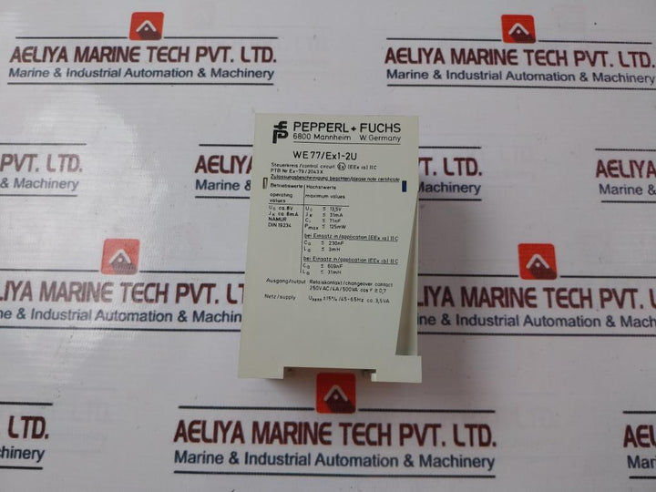 Pepperl+Fuchs We 77/Ex1-2U Isolated Switch Amplifier Relay 06341S