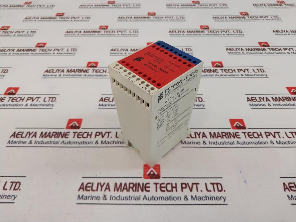 Pepperl+Fuchs We 77/Ex1-2U Isolated Switch Amplifier Relay 06341S 220Vac