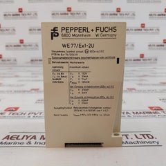 Pepperl+Fuchs We 77/Ex1-2U Isolated Switch Amplifier Relay 06341S 220Vac