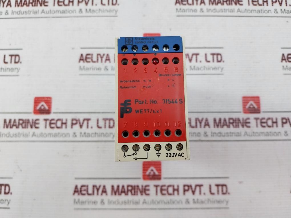 Pepperl+Fuchs We77/Ex1 Switch Amplifier 01544S 220Vac