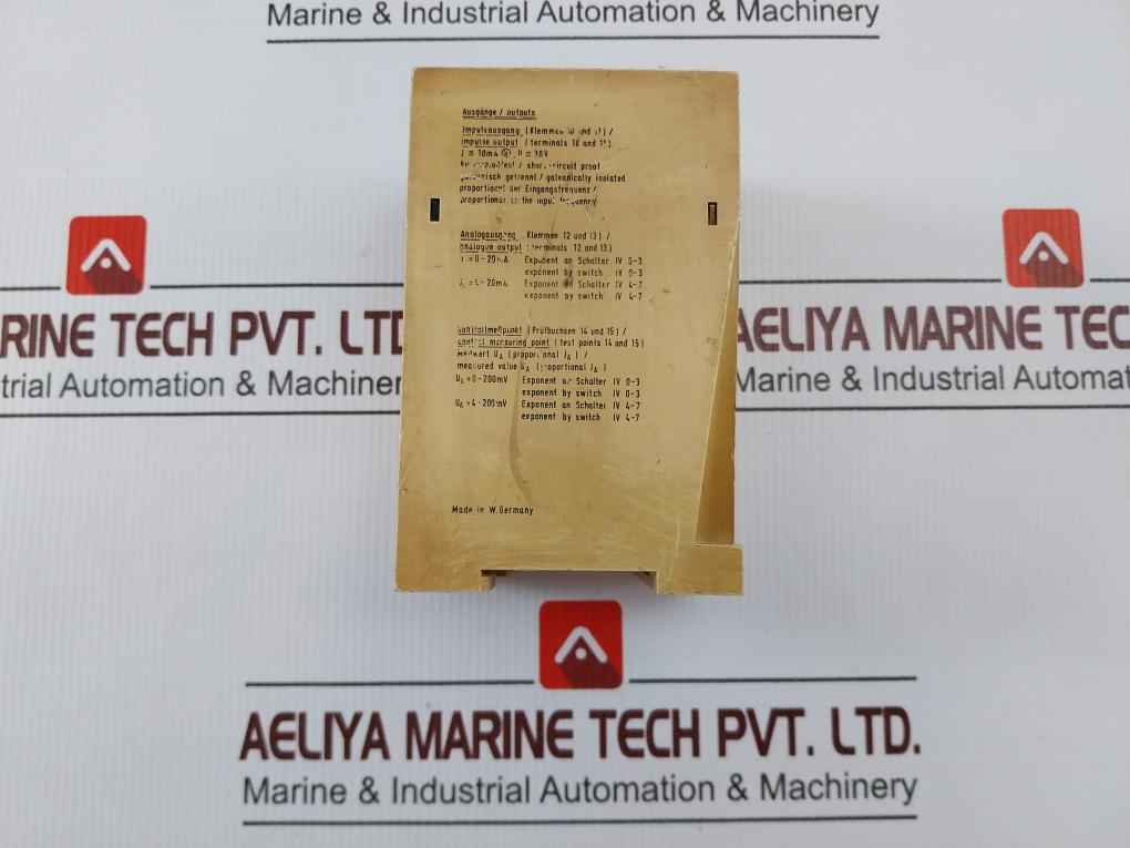 Pepperl+Fuchs Wem/Ex-fsu Frequency Converter 110Vac 0–20 Ma