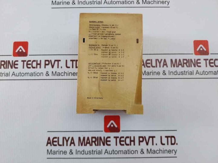 Pepperl+Fuchs Wem/Ex-fsu Frequency Converter 110Vac 0–20 Ma