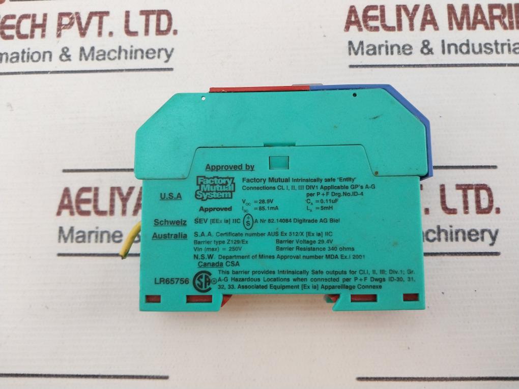 Pepperl+Fuchs Z129/Ex Level Sensor Barrier