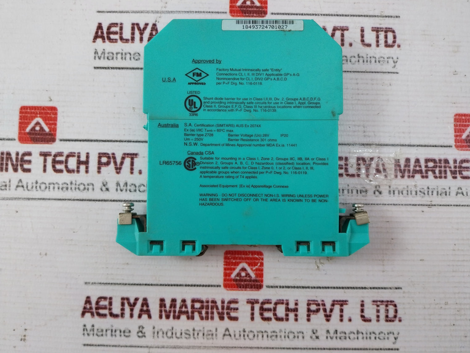 Pepperl+Fuchs Z728 Safe Snap Barrier