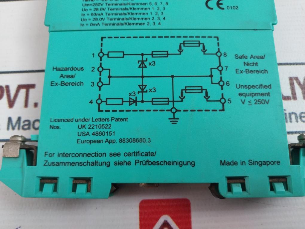 Pepperl+Fuchs Z787.F Safe Snap Barrier 72178 Used 10048524734104