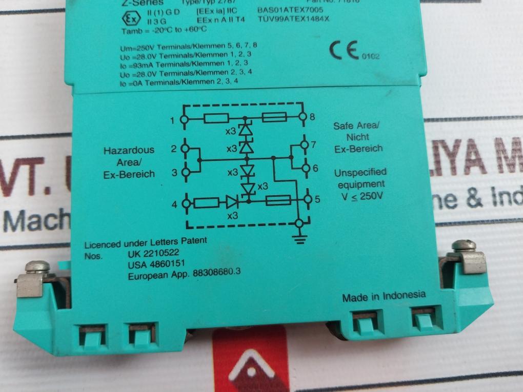 Pepperl+Fuchs Z787 Safe Snap Barrier 71816